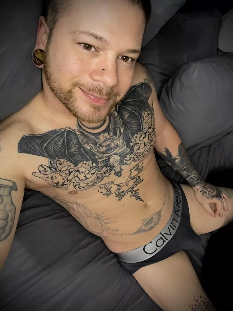 Chilly snowy day. Can I keep you warm?