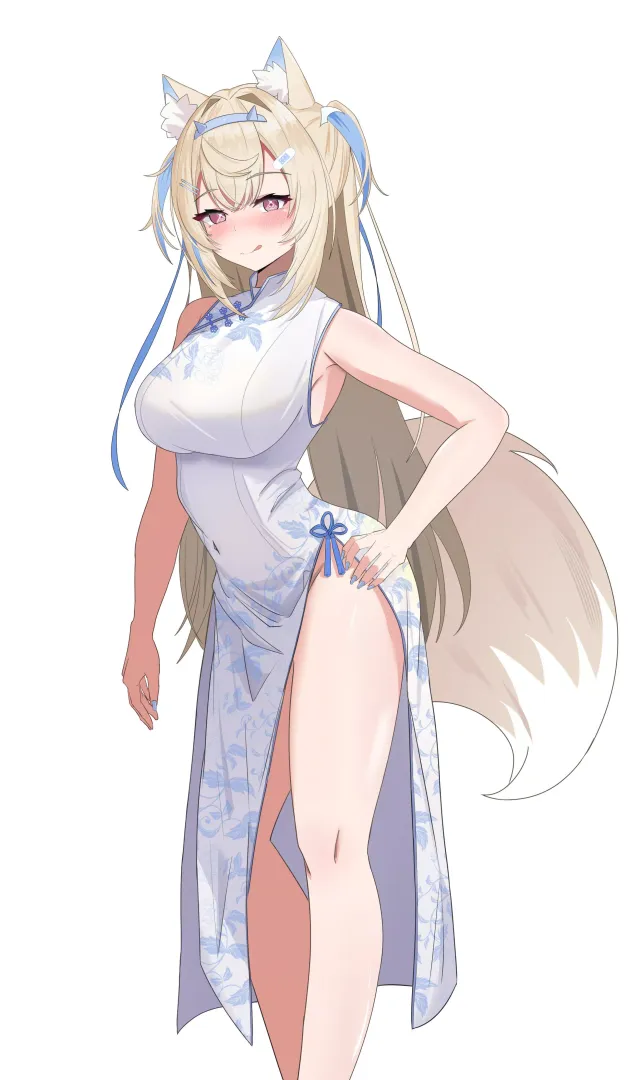 China dress Fuwawa [Hololive]