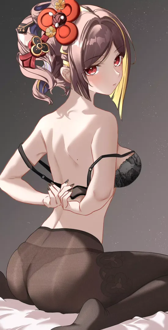 Chiori undressing