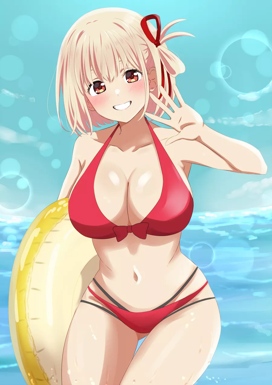 Chisato's Busty Body (Lycoris Recoil)