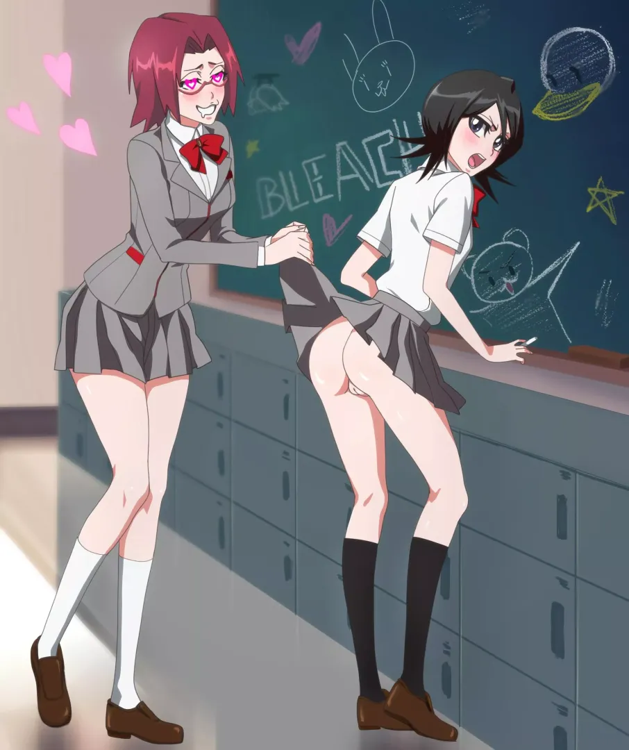 Chizuru Checking Out Rukia (Rozuberry)