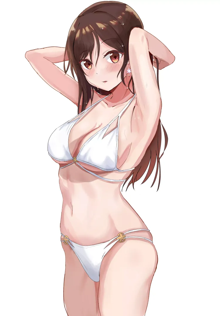 Chizuru Mizuhara's White Bikini
