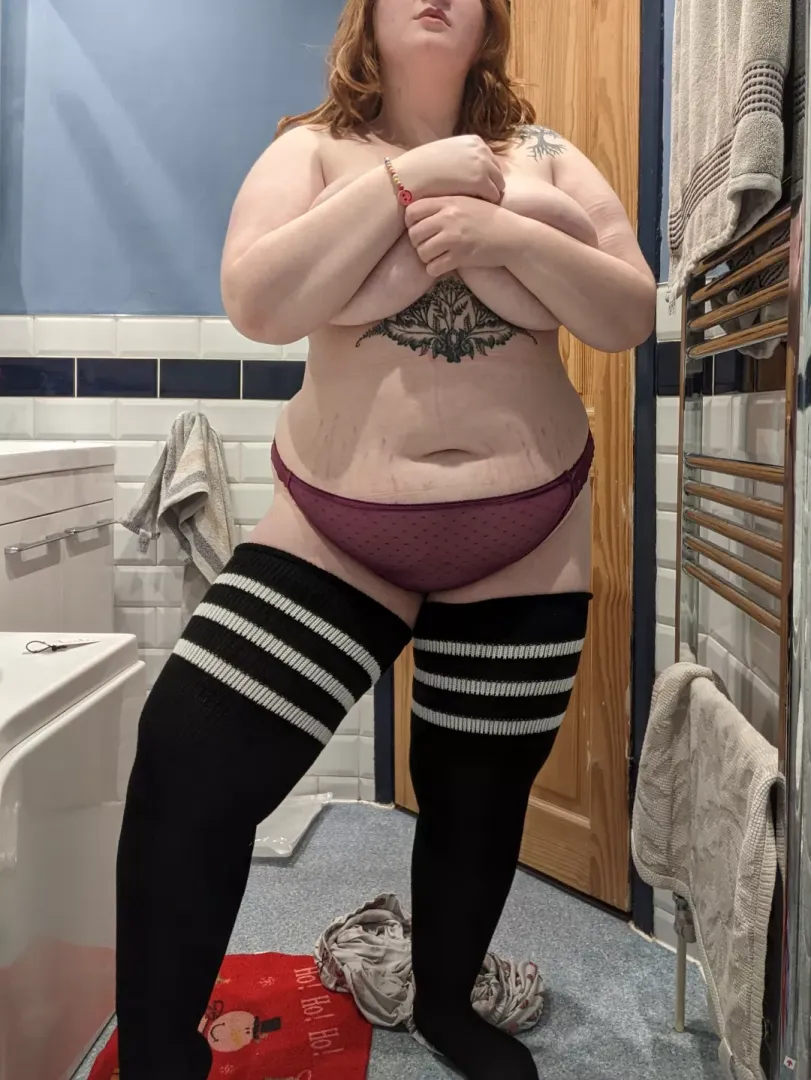 Christmas present making me feel sexy