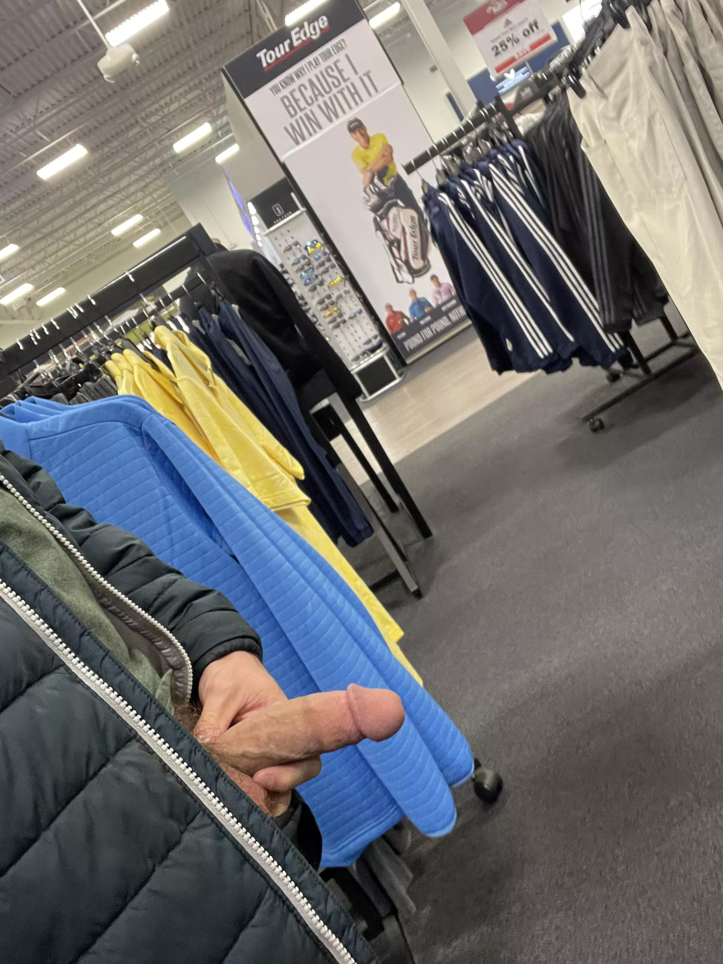 Christmas shopping boner