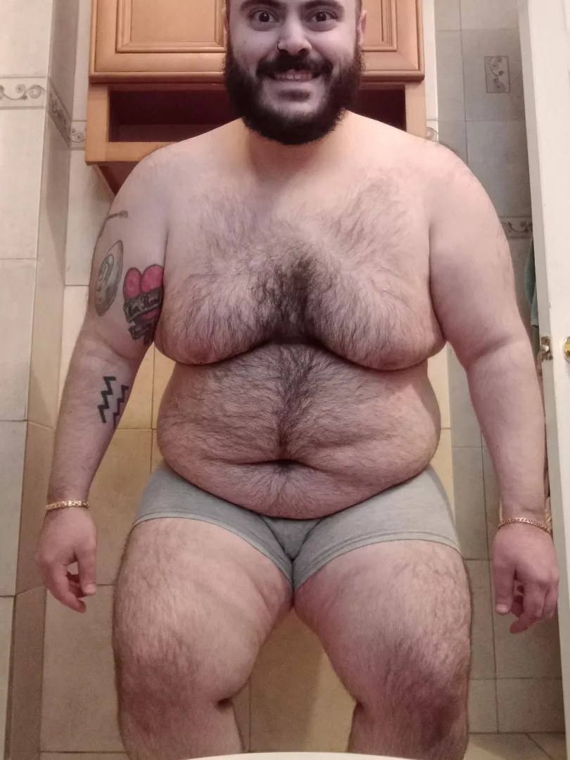 chunky and hirsute