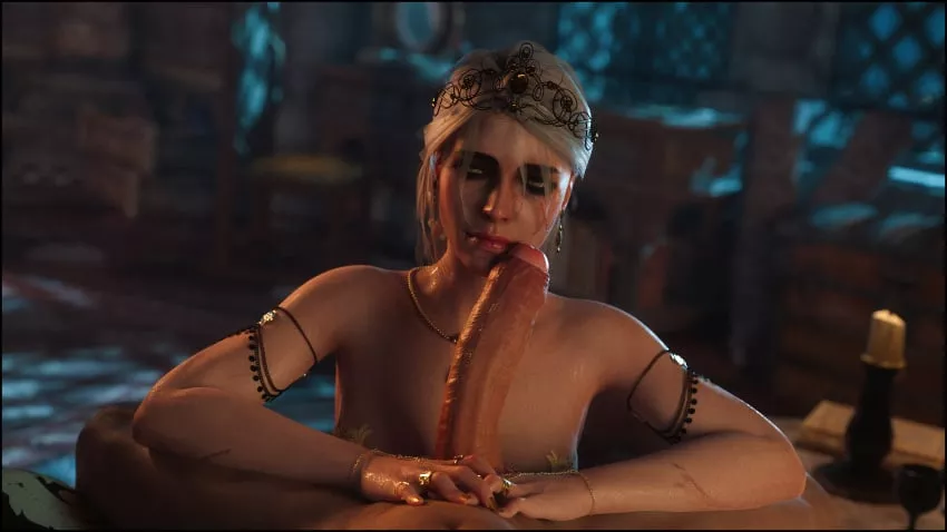 Ciri and uncut foreskiny dick (tomoganim)