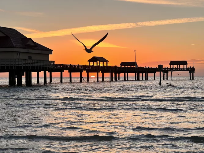 Clearwater beach sunset
