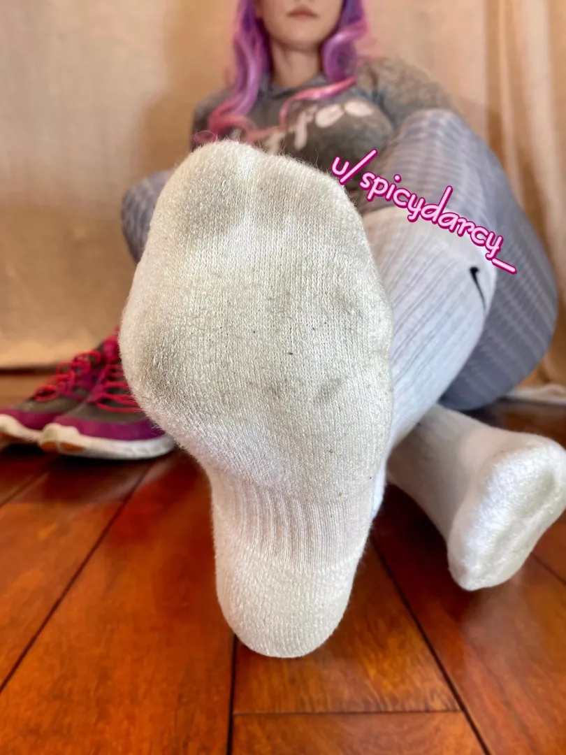 Come let me shove my pretty socks in your mouth