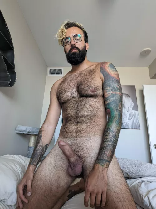 Come over for cuddles? You might feel something hard pressing against your butt