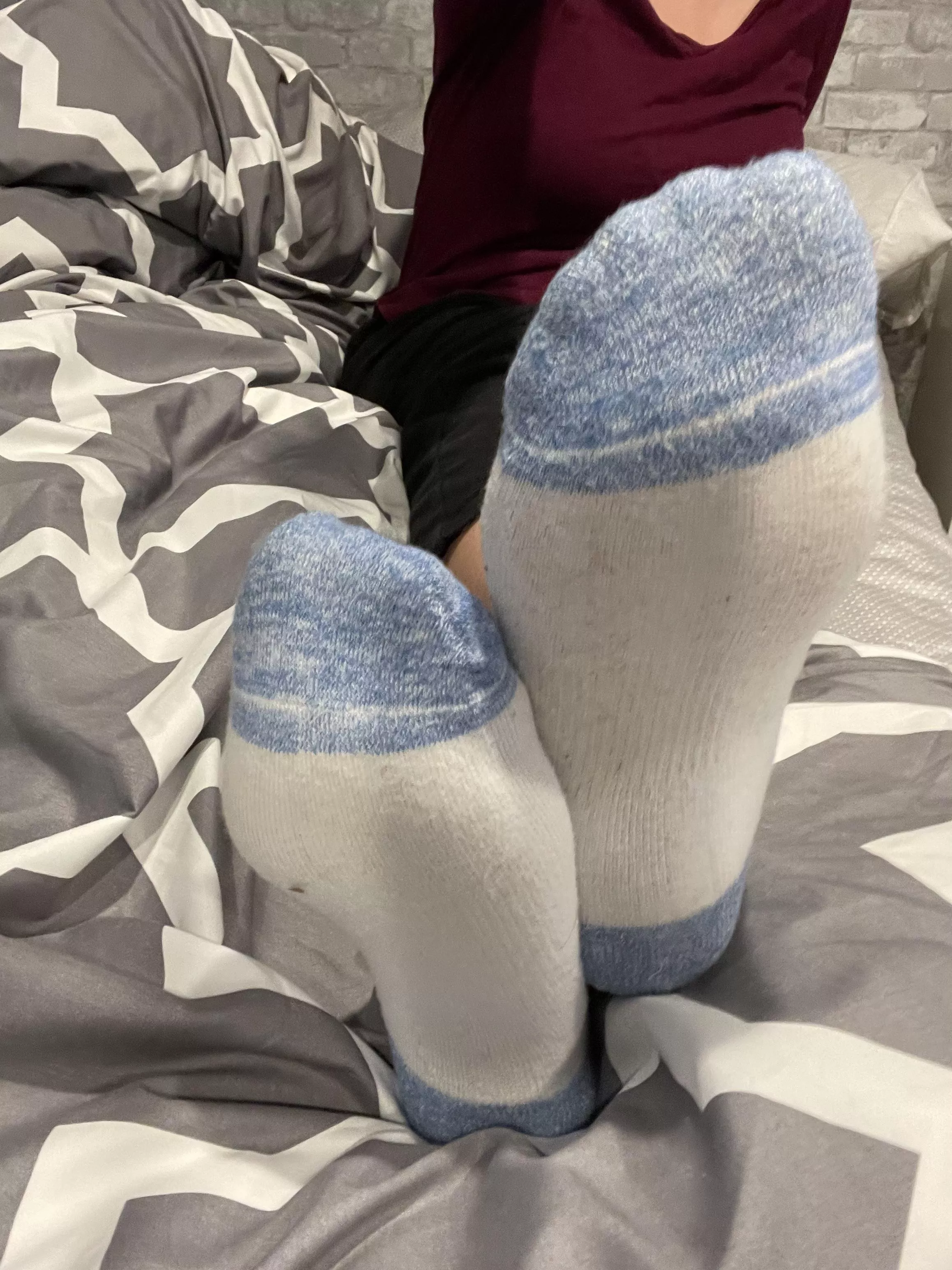 Come sniff these socks I wore for over 12hrs straight 🥵