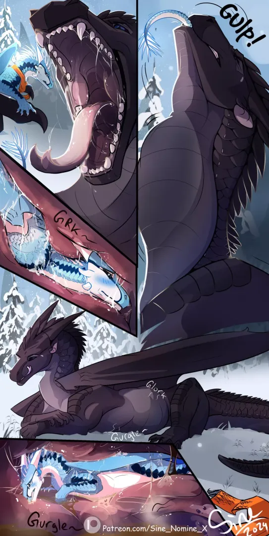 {Comic} Finally, after nearly 12 years, we have a Wings of Fire Vore **COMIC**