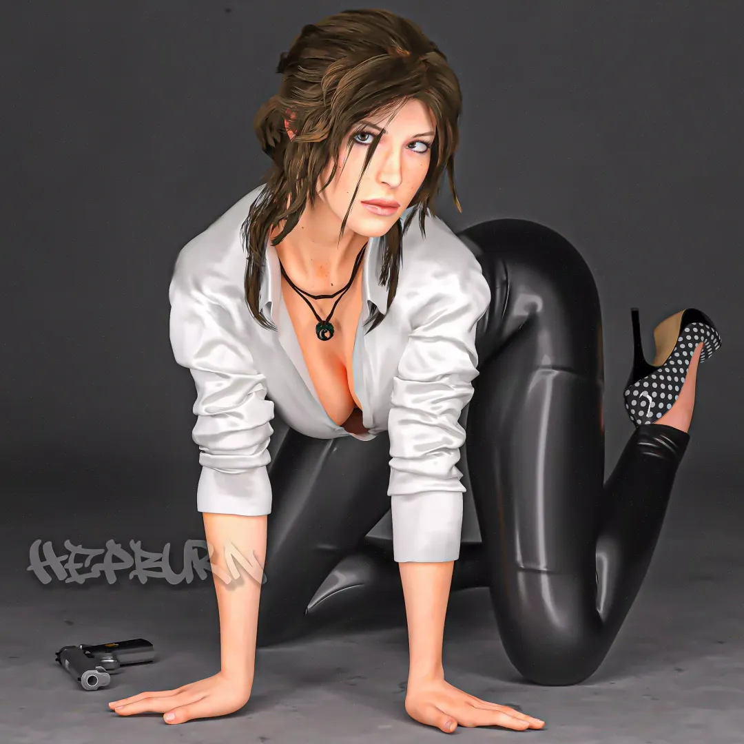 Comic-style Lara (Hepburn)