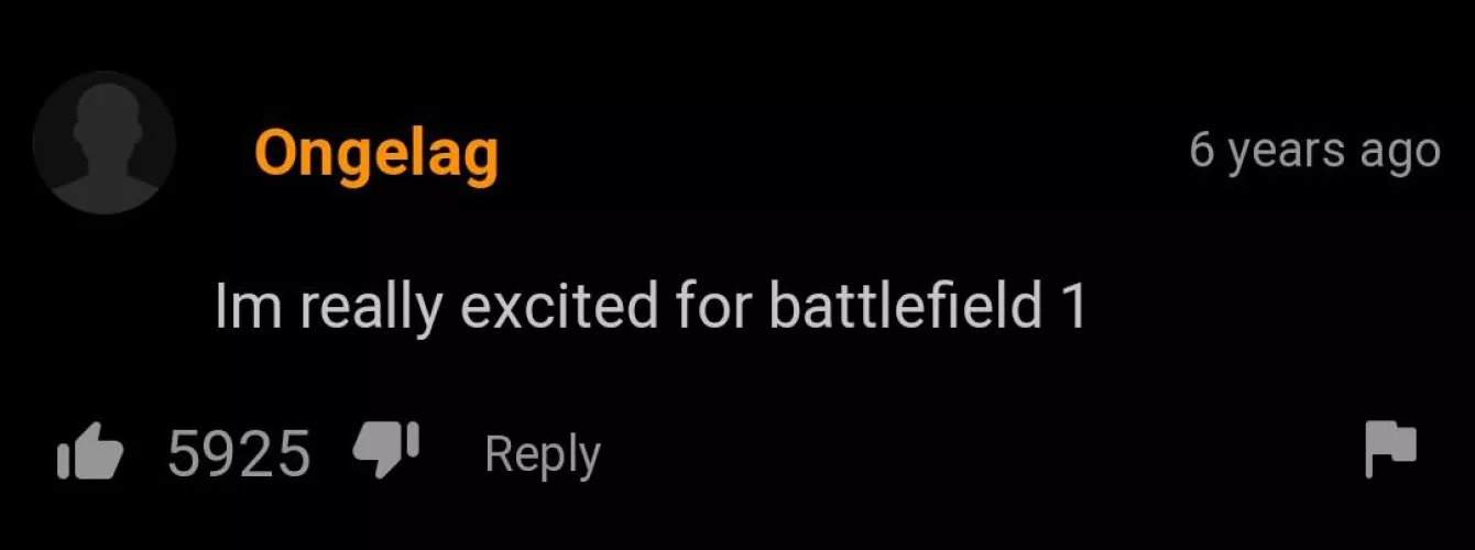 Commented a little bit after battlefield came out