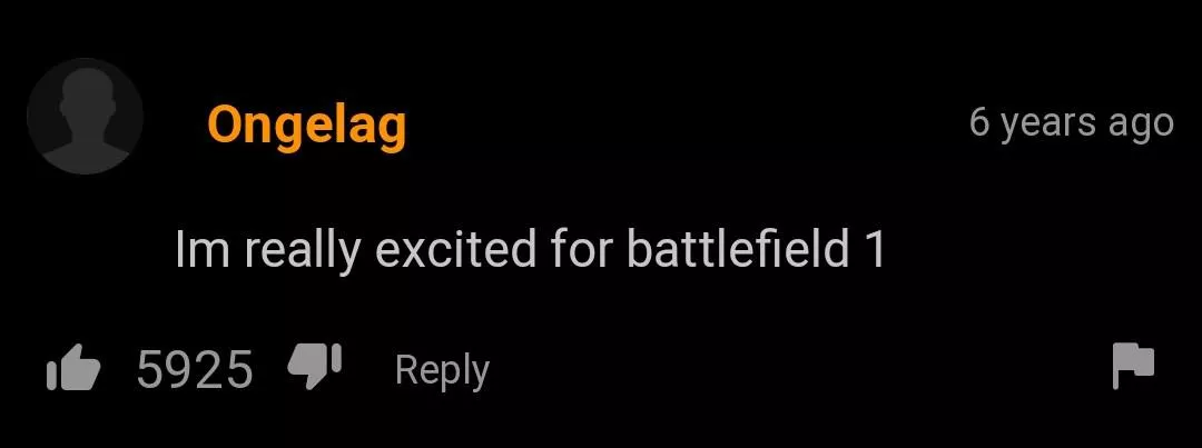 Commented a little bit after battlefield came out