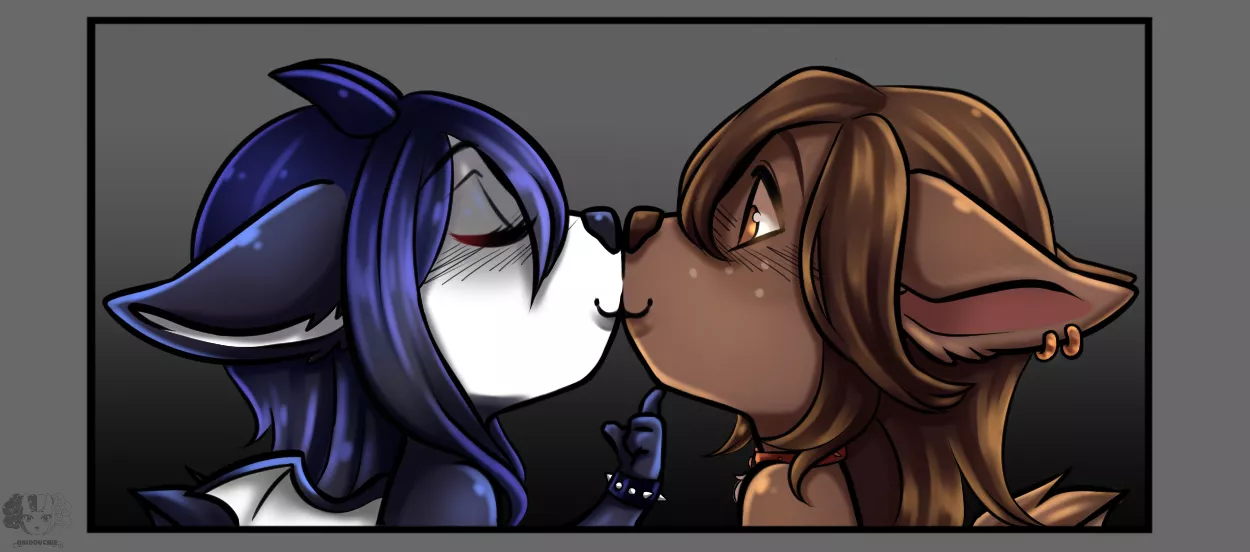 commision ych little kiss ❤️ by me