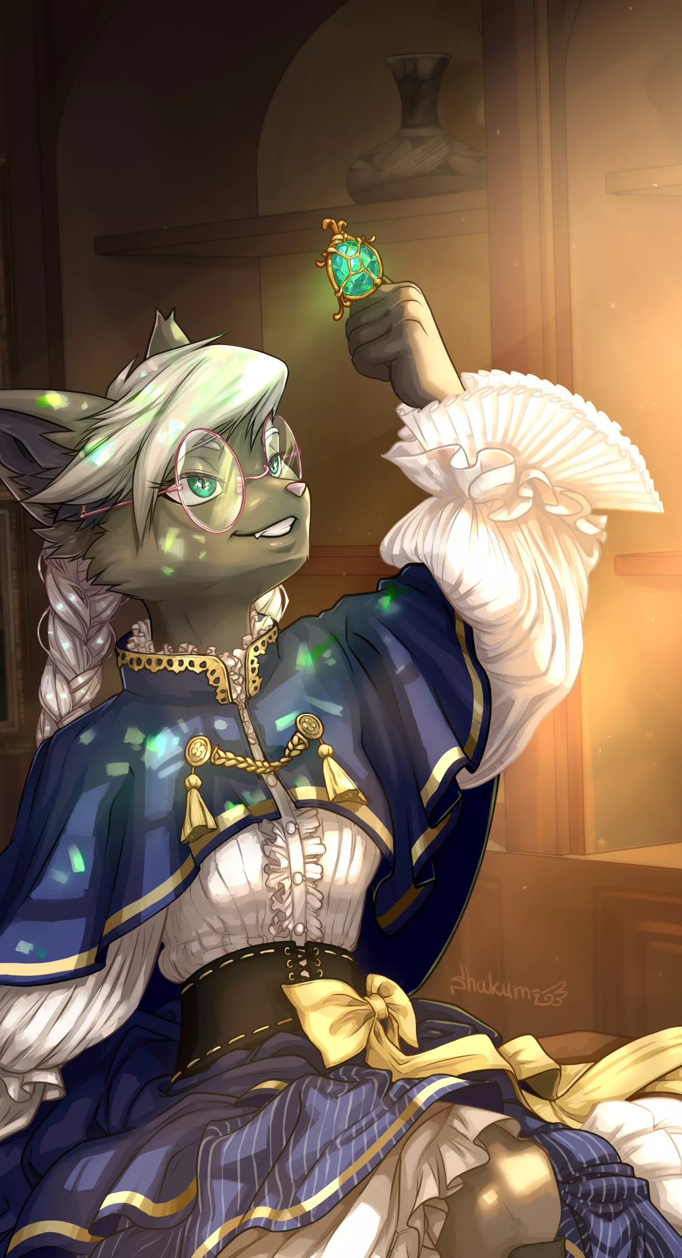 Commission for Pyx (art by Shakumi/me)