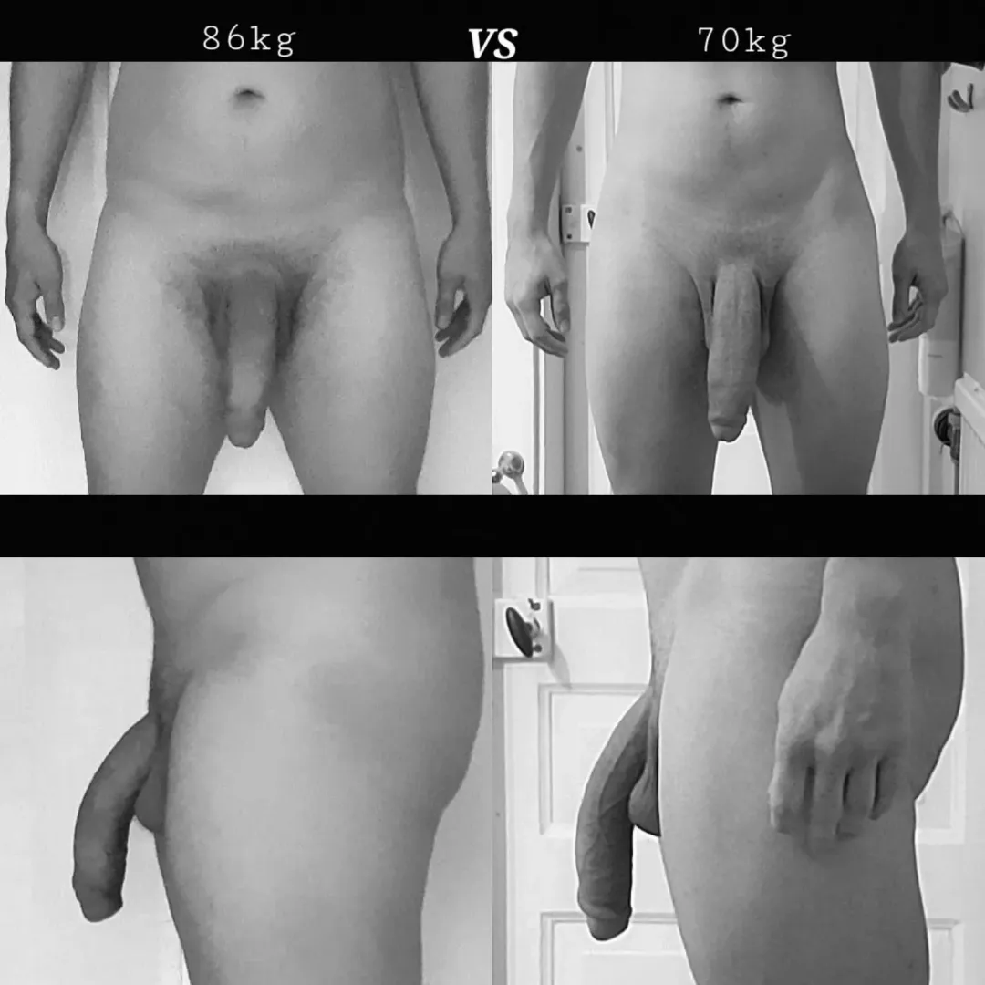 Compassion before and after weight loss. Insane results! 😱