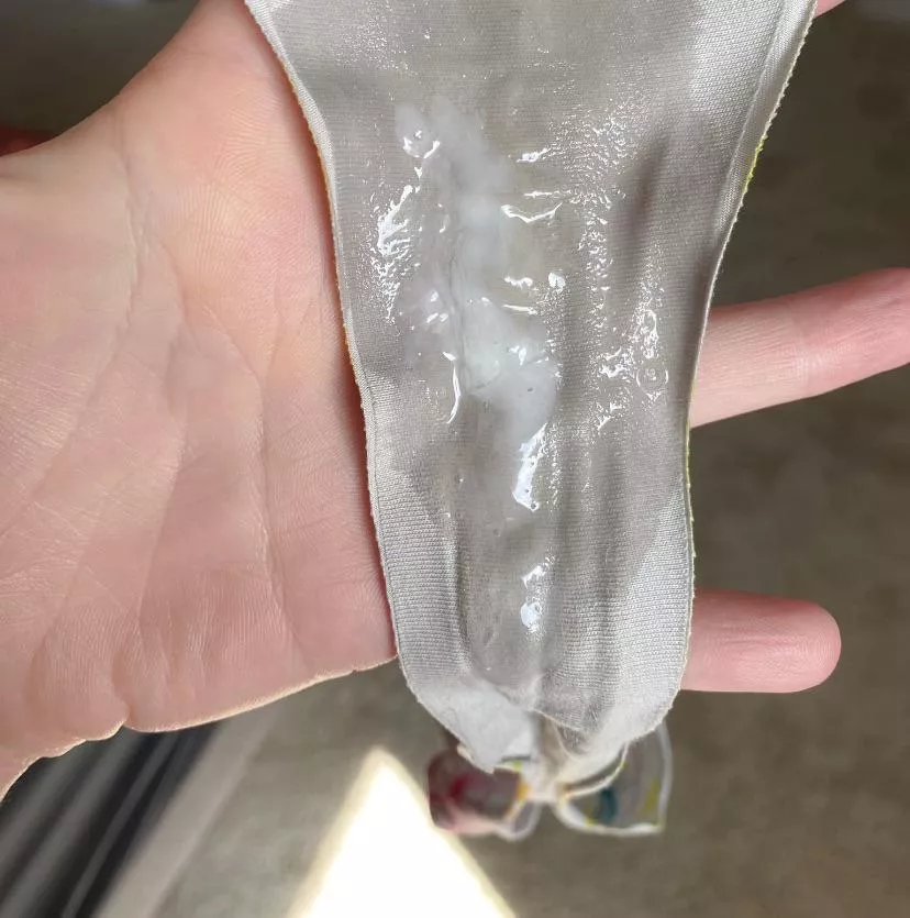 COMPLETELY soaked and FULL of cream. Makes your mouth water!