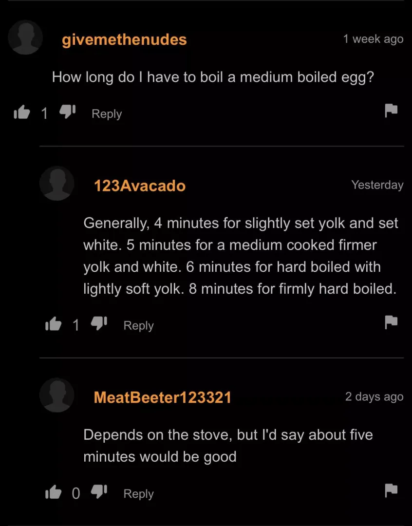 Cooking lessons from the hub