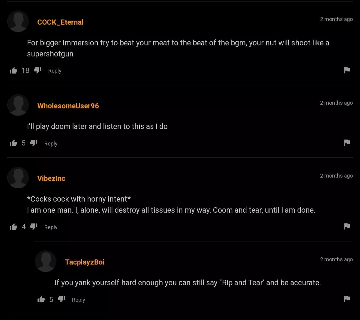 coom and tear