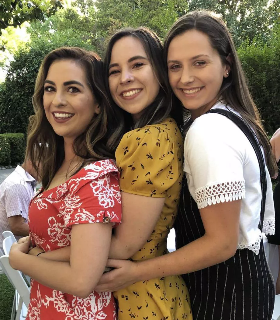 Cousins at a wedding