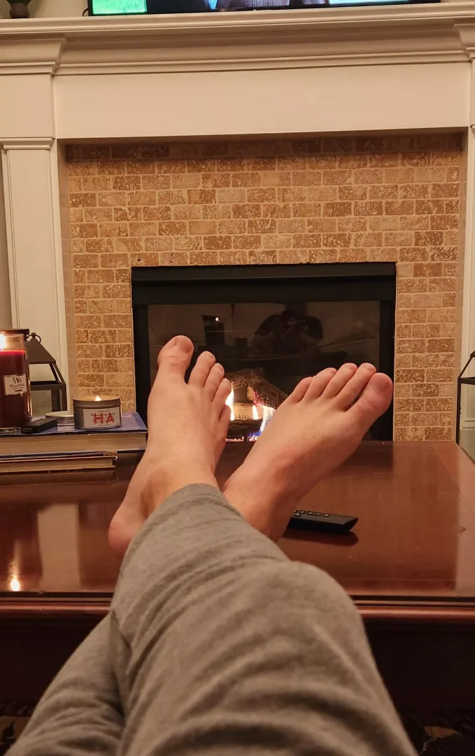 Cozy by the fire
