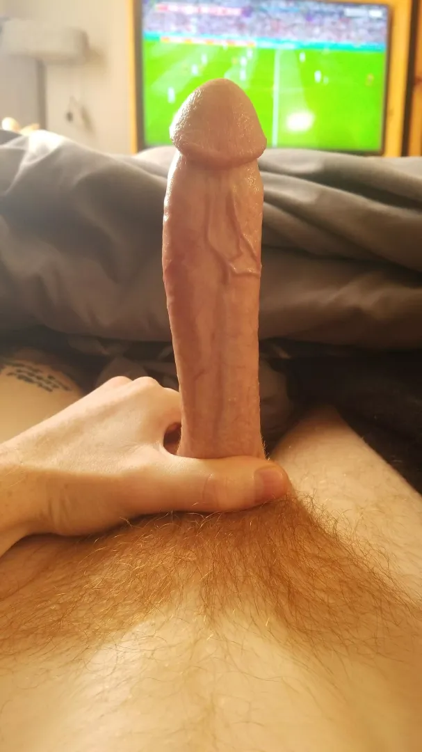 Crazy world cup matches today. If your team was on the losing side, I offer you my hard cock as consolation. 😜