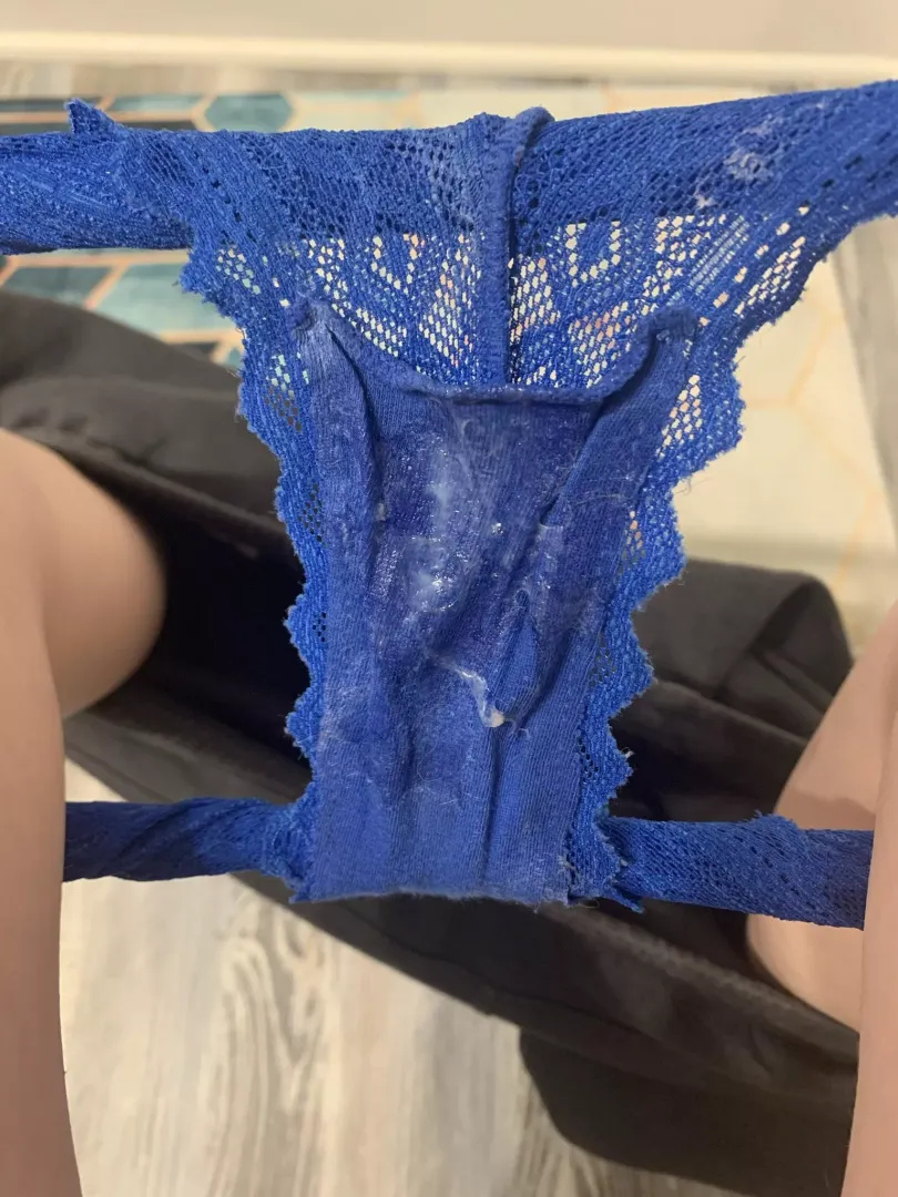 creamy blue lace!