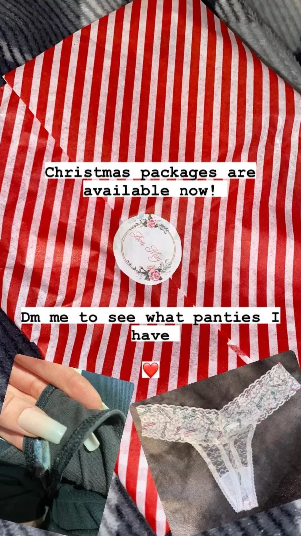 Creamy Christmas panties ❤️