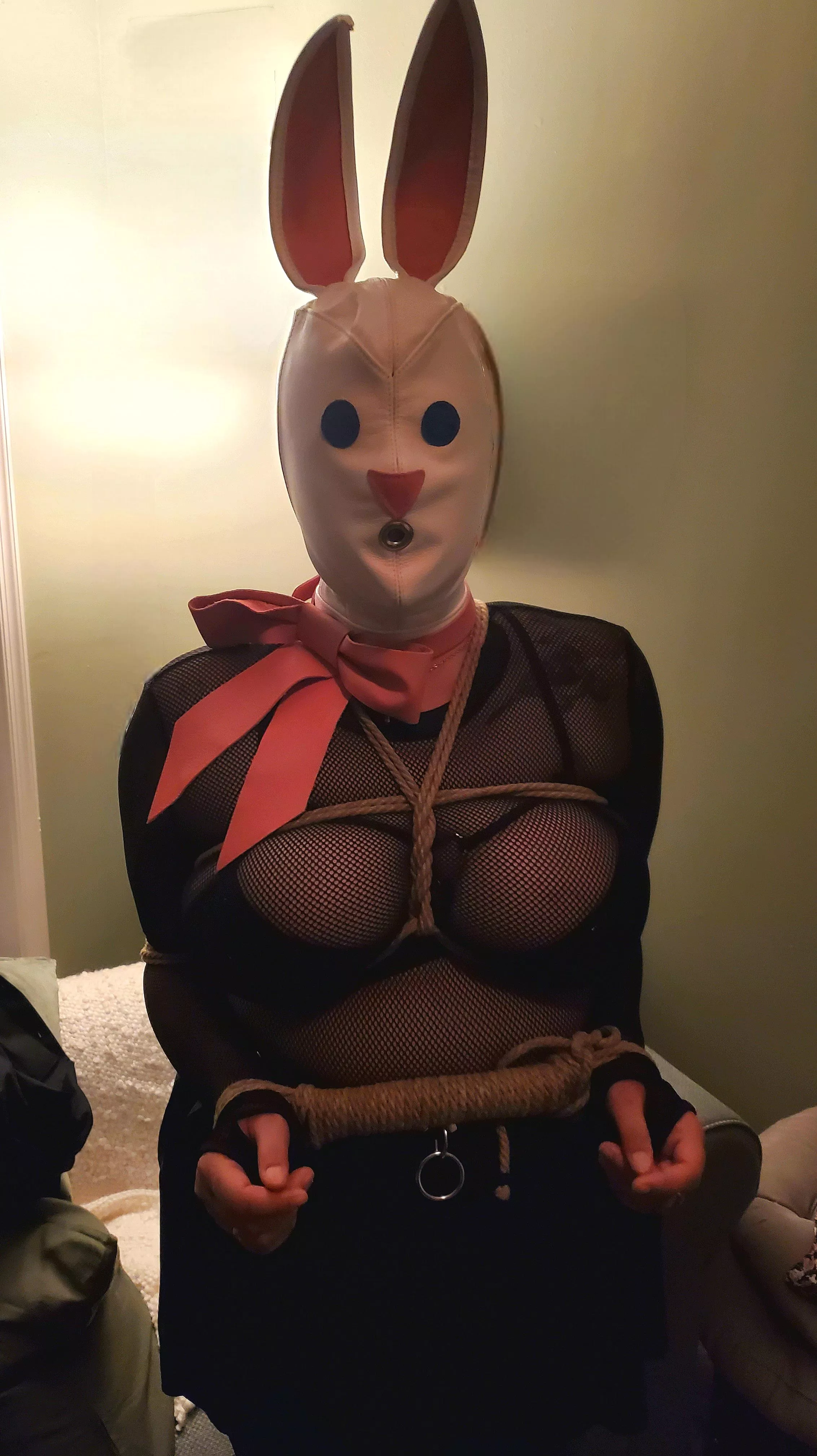 Creepy Bunny Hood