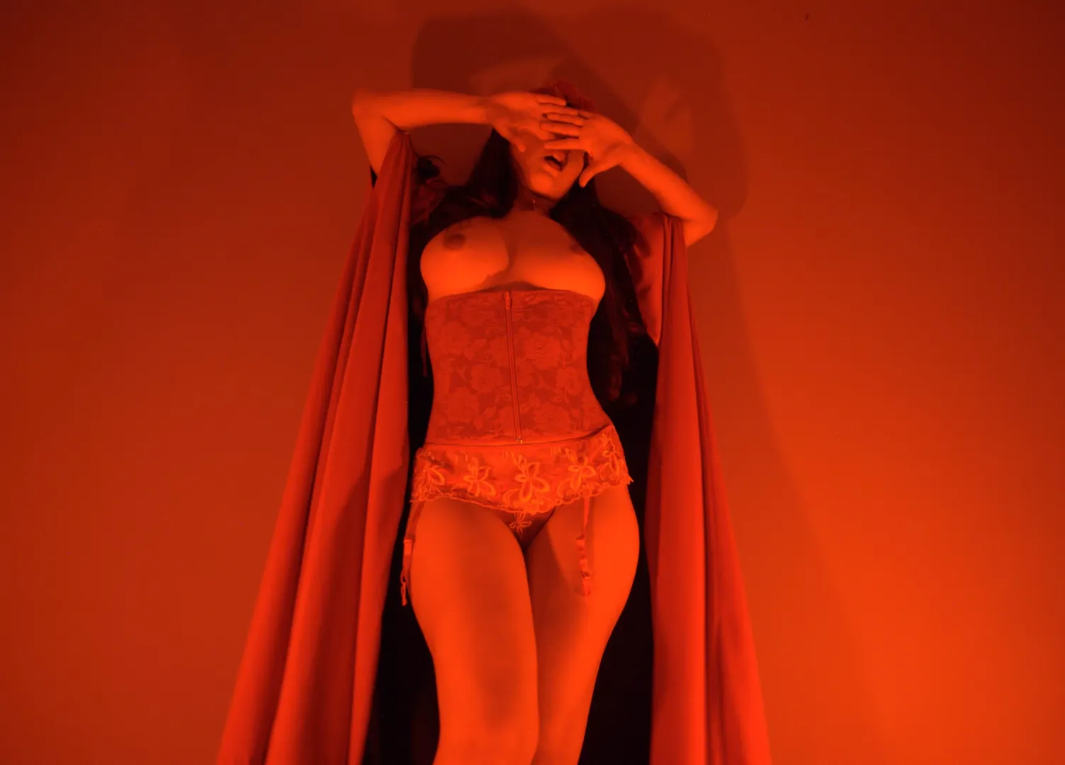 Crimson light