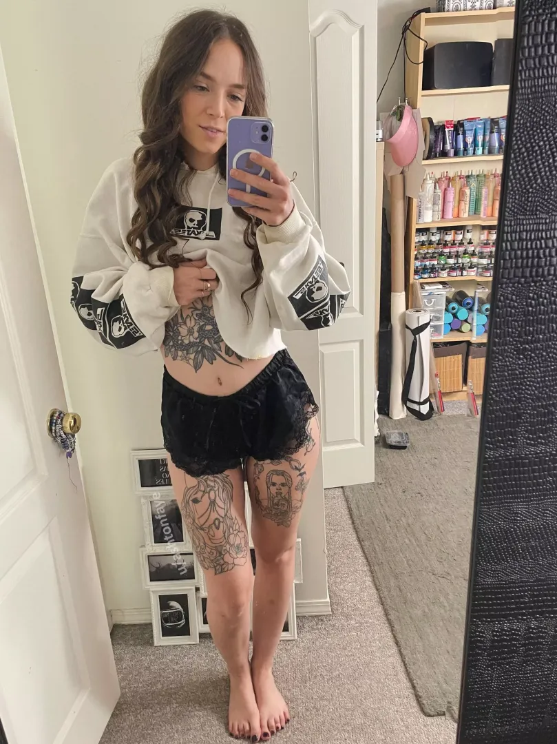 Cropped sweater are great