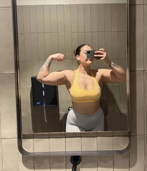 Crushed back and bi’s today