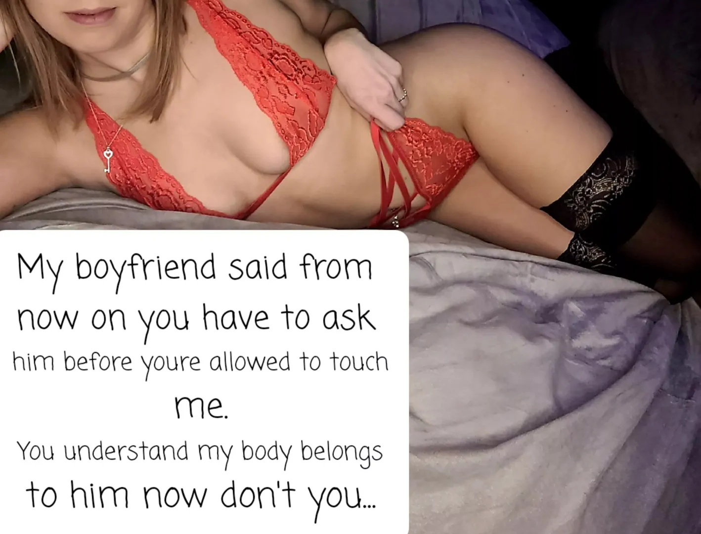 Cucky you begged for this and now I'm his.. [image]