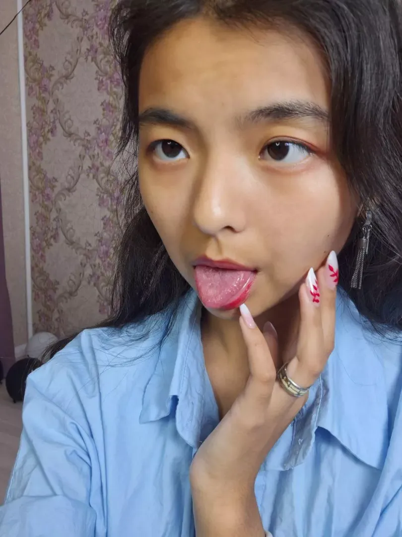 Cum on my asking tongue?