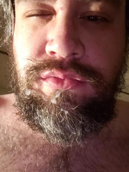 Cum on my Beard