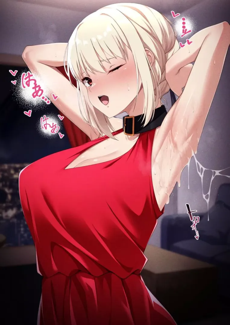 Cumming on Chisato's delicious pits