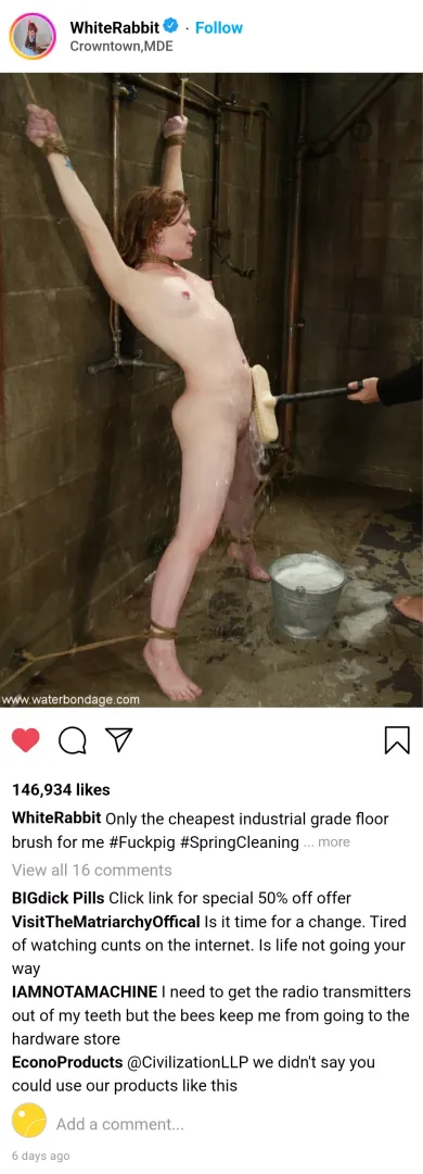 [ Cuntstagram] Spring Cleaning .... or at least  I think it's spring anyway