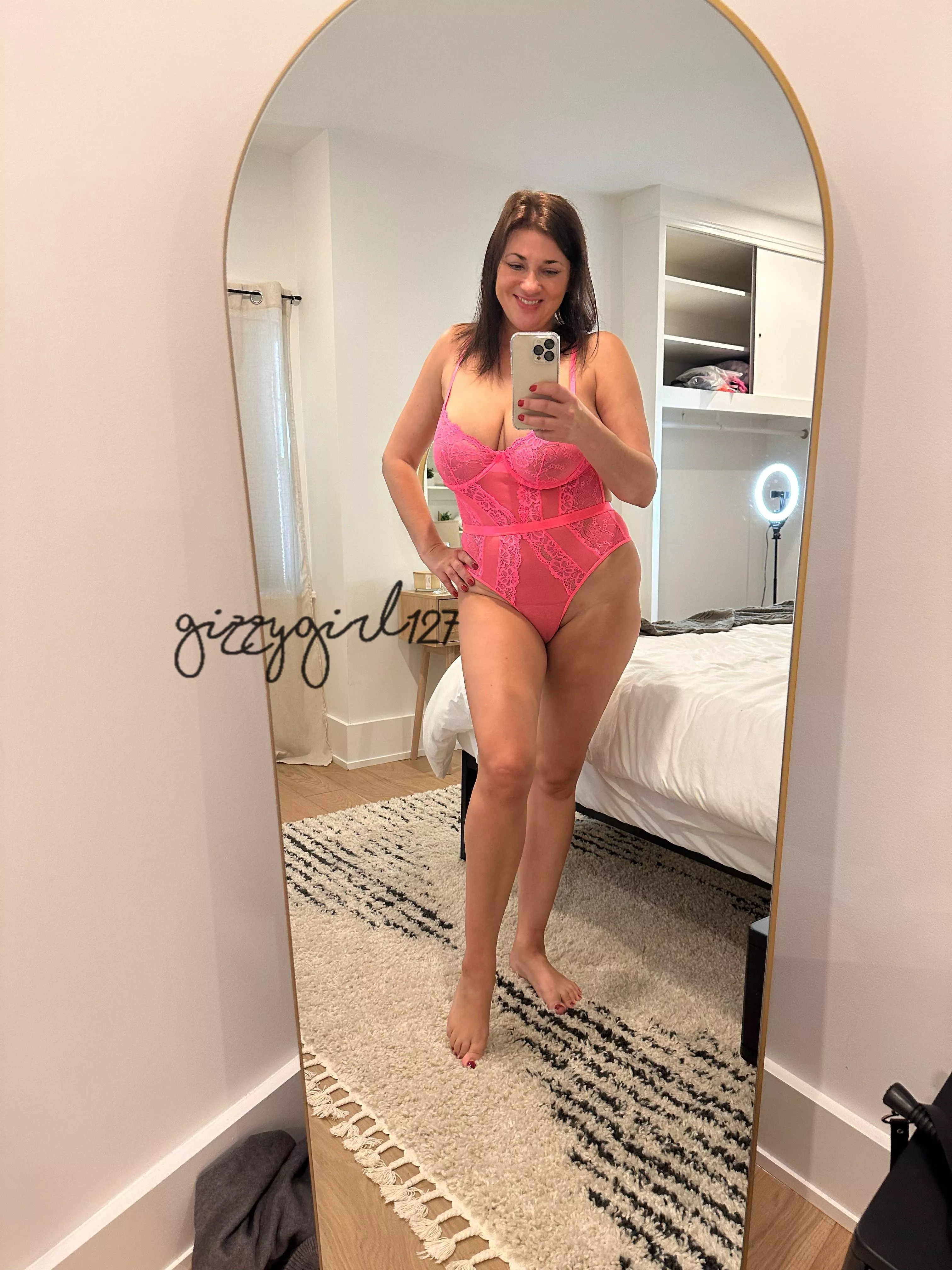 Curves all wrapped in pink