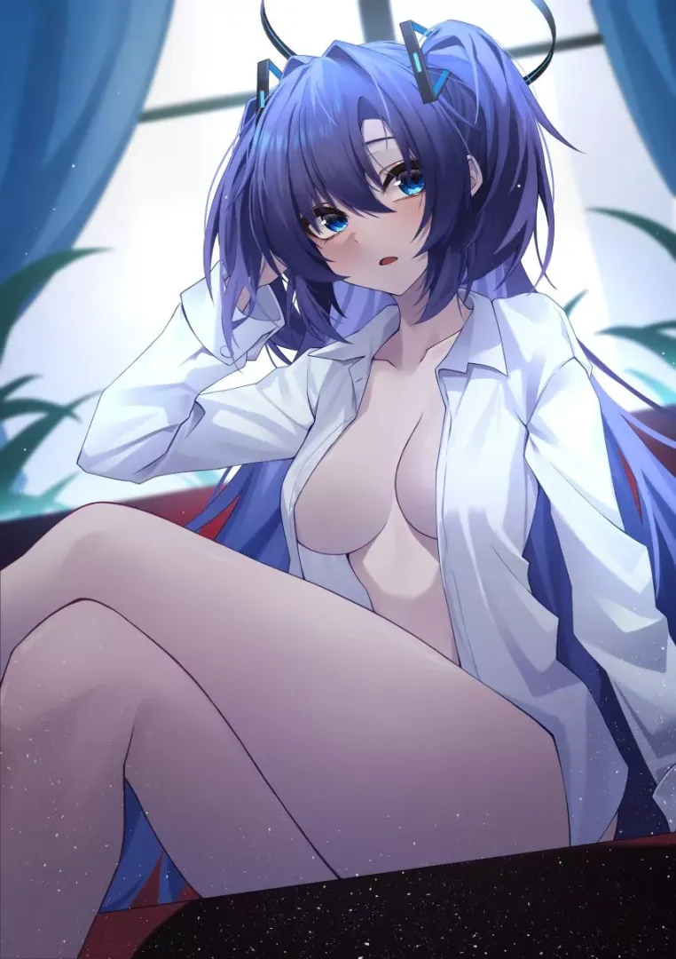 Cute and sexy angel waifu