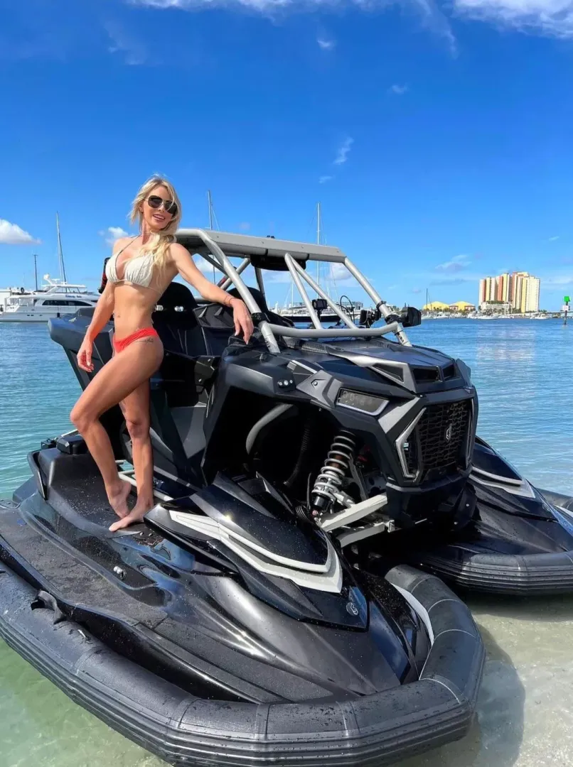 Cute bikini and water toys