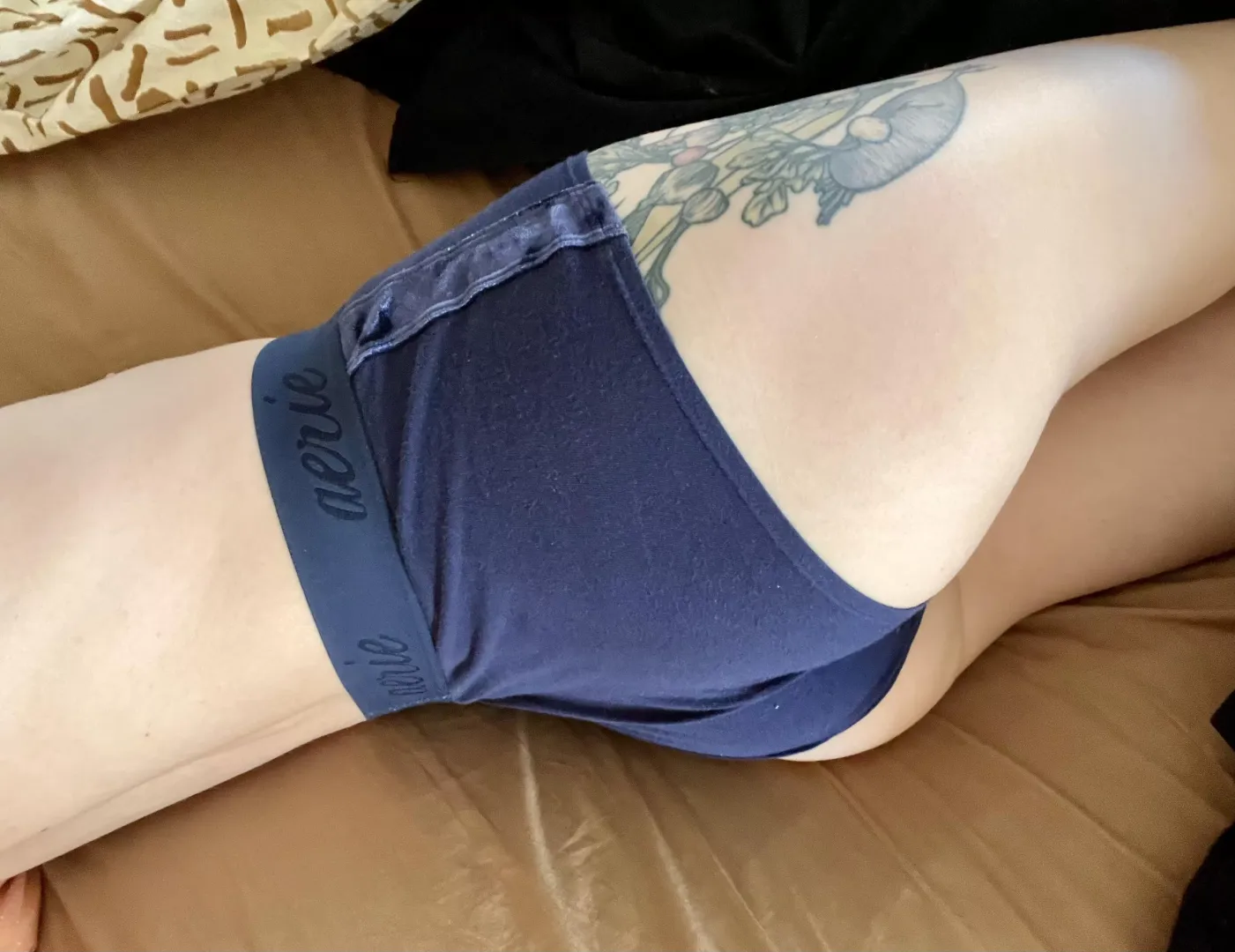 Cute boot in bed