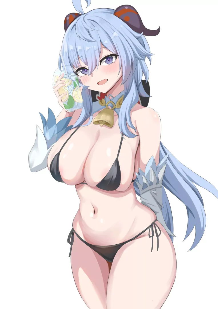 Cute Ganyu bikini (ushimizu)