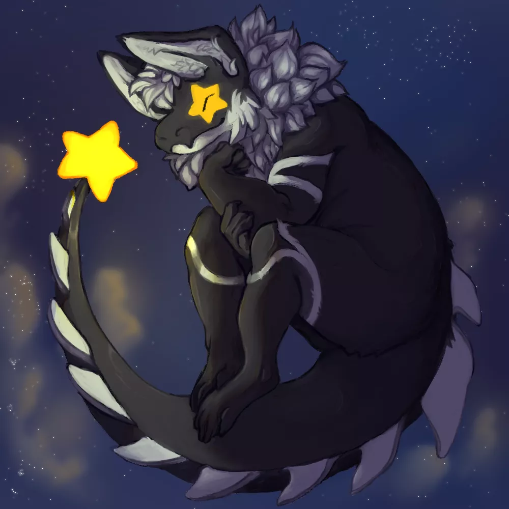 Cute n cozy little commission I drew last week :3c