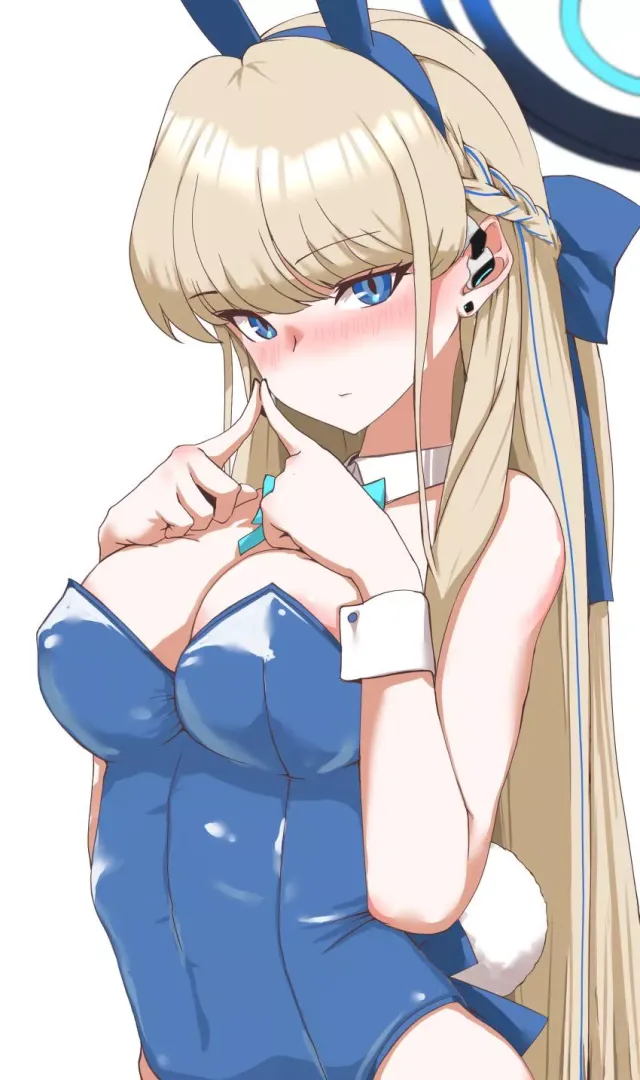 Cute perky waifu
