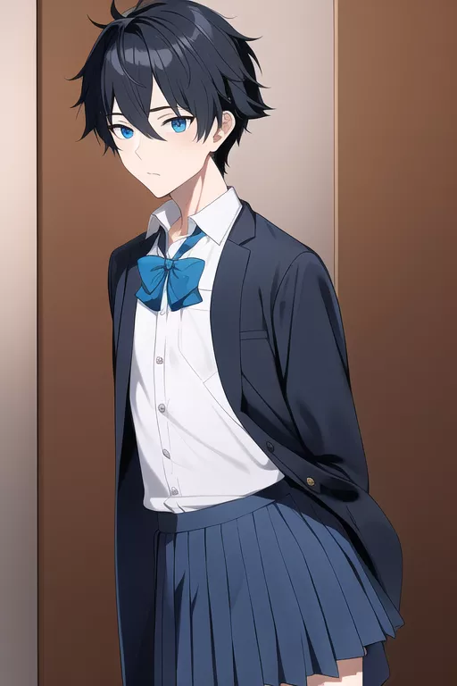 cute school uniform