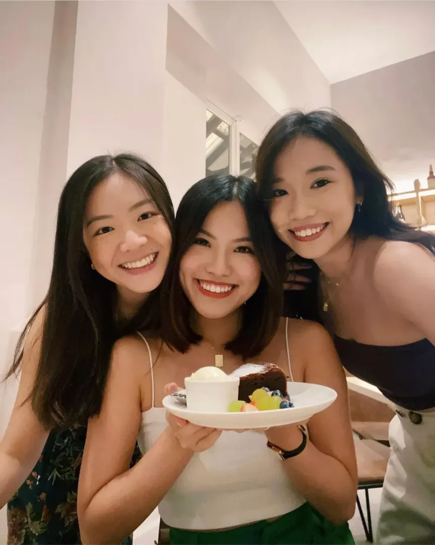 Cute trio