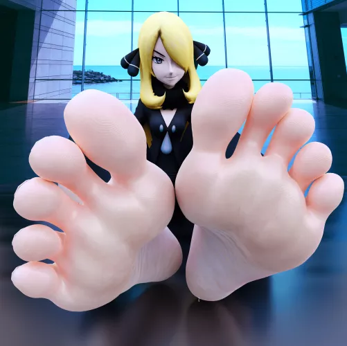 Cynthia (Pokemon) [Artist: StickyWickets]