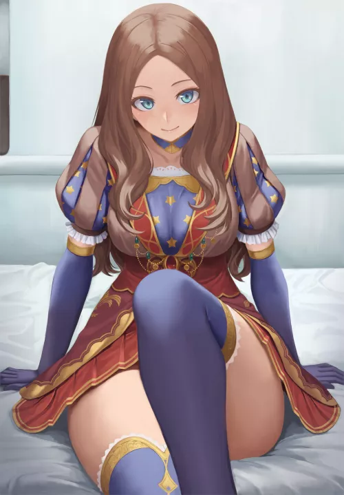 Da Vinci laying on a bed