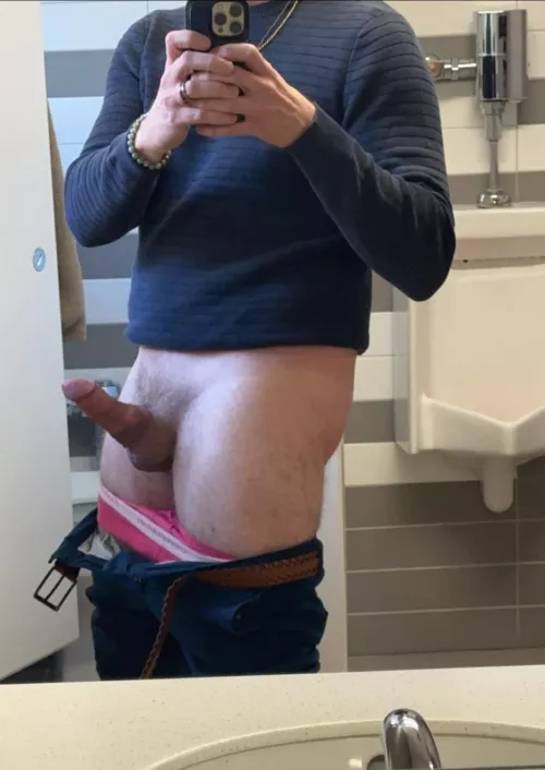 Dad was waiting for you in the church's restroom this morning. (44)